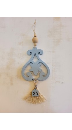 Κρεμαστό Γούρι Παραδοσιακό Περίτεχνο motif σχ.1