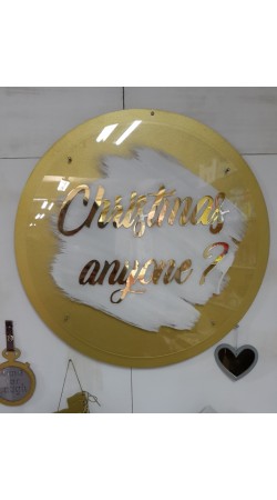 ΞΥΛΙΝΟ ΕΠΟΧΙΑΚΟ ΔΙΑΚΟΣΜΗΤΙΚΟ TABLEAU ΑΠΟ ΞΥΛΟ ΚΑΙ PLEXIGLASS