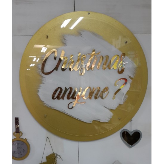 ΞΥΛΙΝΟ ΕΠΟΧΙΑΚΟ ΔΙΑΚΟΣΜΗΤΙΚΟ TABLEAU ΑΠΟ ΞΥΛΟ ΚΑΙ PLEXIGLASS
