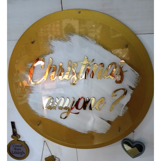 ΞΥΛΙΝΟ ΕΠΟΧΙΑΚΟ ΔΙΑΚΟΣΜΗΤΙΚΟ TABLEAU ΑΠΟ ΞΥΛΟ ΚΑΙ PLEXIGLASS