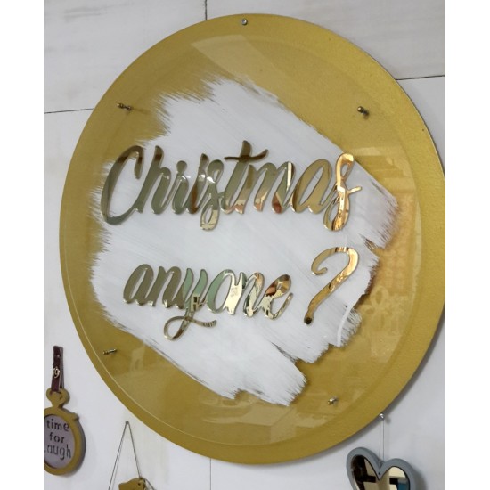 ΞΥΛΙΝΟ ΕΠΟΧΙΑΚΟ ΔΙΑΚΟΣΜΗΤΙΚΟ TABLEAU ΑΠΟ ΞΥΛΟ ΚΑΙ PLEXIGLASS