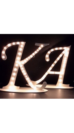 ΞΥΛΙΝΑ ΓΡΑΜΜΑΤΑ ΜΕ ΦΩΤΑΚΙΑ LED