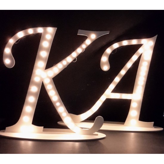 ΞΥΛΙΝΑ ΓΡΑΜΜΑΤΑ ΜΕ ΦΩΤΑΚΙΑ LED