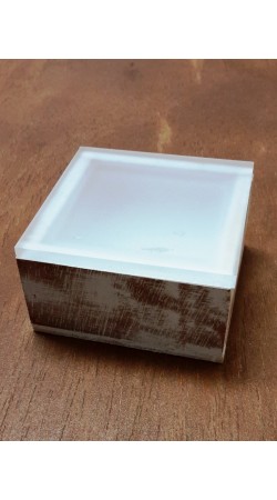 Τετράγωνο vintage ντεκαπέ μεκαπάκι από plexiglass αμμοβολής