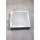 Ξύλινο τετράγωνο ντεκαπέ με καπάκι από plexiglass αμμοβολής