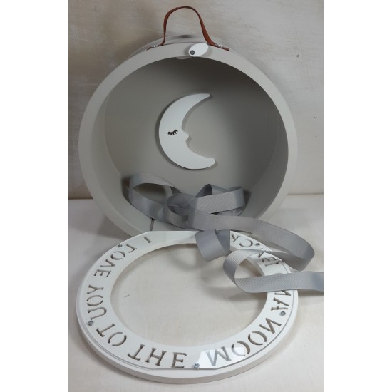 Βαλιτσάκι “I love you to the moon” με plexiglass