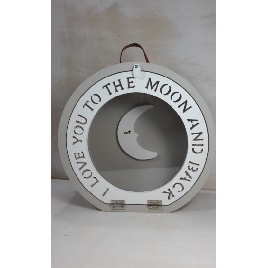 Βαλιτσάκι “I love you to the moon” με plexiglass