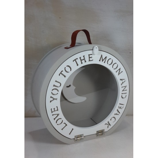 Βαλιτσάκι “I love you to the moon” με plexiglass