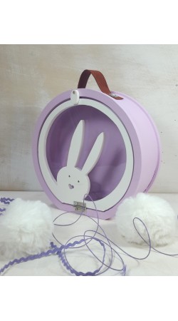 Βαλιτσάκι “λαγουδάκι στο παράθυρο” με plexiglass