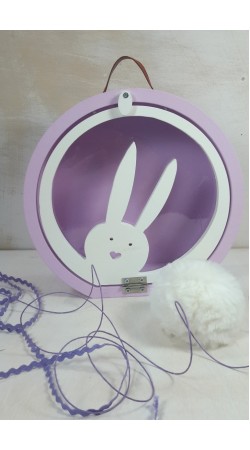 Βαλιτσάκι “λαγουδάκι στο παράθυρο” με plexiglass