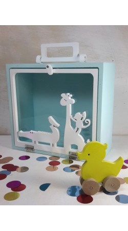 Βαλιτσάκι  «Χαρούμενη ζούγκλα» με plexiglass