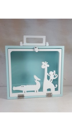 Βαλιτσάκι  «Χαρούμενη ζούγκλα» με plexiglass