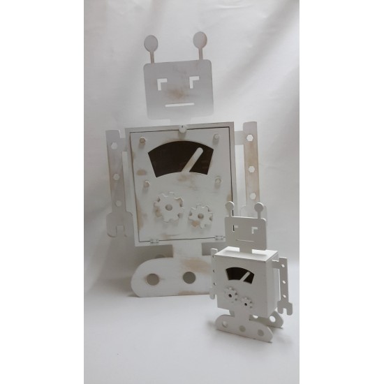 Robot-Ραφιέρα Τροχήλατη Φωτιζόμενη