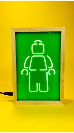 Ανθρωπάκι Plexiglass Pop-Art φωτιστικό