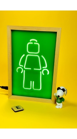 Ανθρωπάκι Plexiglass Pop-Art φωτιστικό