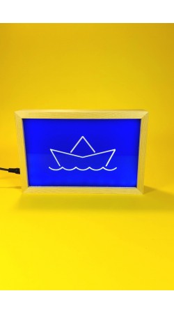 ΚΑΡΑΒΑΚΙ Plexiglass Pop-Art φωτιστικό