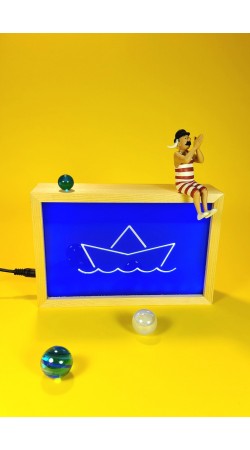 ΚΑΡΑΒΑΚΙ Plexiglass Pop-Art φωτιστικό