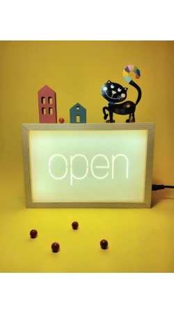 Φωτιστικό Plexiglass Pop-Art “open”
