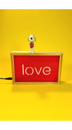 LOVE Plexiglass Pop-Art φωτιστικό