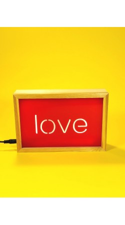 LOVE Plexiglass Pop-Art φωτιστικό