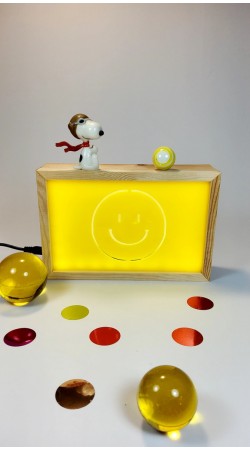 Smiley Face Plexiglass Pop-Art φωτιστικό