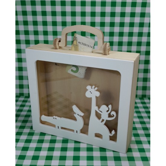 Βαλιτσάκι-Κουμπαράς Χαρούμενη Ζούγκλα