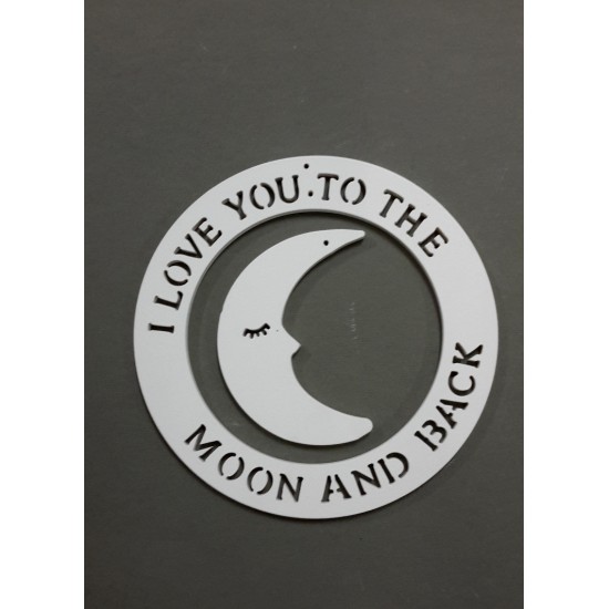 I LOVE YOU TO THE MOON AND BACK