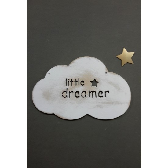 Συννεφάκι "little dreamer"Και Χρυσό Αστεράκι
