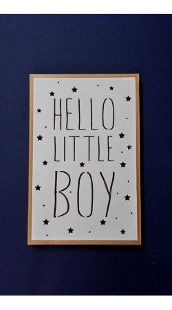 Κάδρο "HELLO LITTLE BOY"