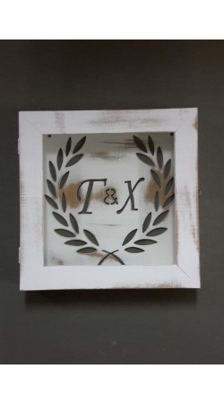 Στεφανοθήκη Κουτί Με Δάφνινο Στεφάνι