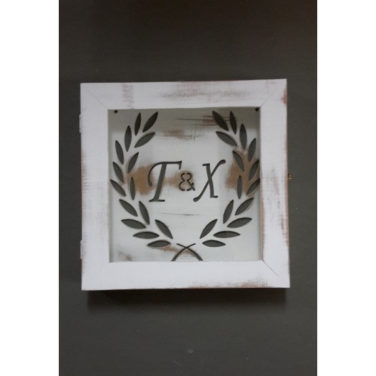 Στεφανοθήκη Κουτί Με Δάφνινο Στεφάνι