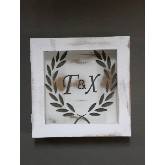 Στεφανοθήκη Κουτί Με Δάφνινο Στεφάνι