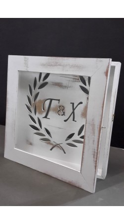 Στεφανοθήκη Κουτί Με Δάφνινο Στεφάνι