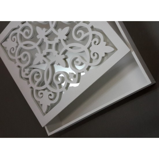 Κουτί Ευχών Με Περίτεχνο Καπάκι Και Plexiglass Καθρέφτη