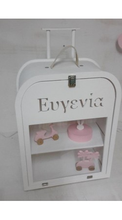 Βαλίτσα Τροχήλατη με Plexiglass